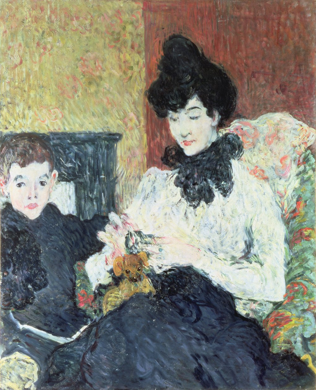 Madame Doubrere och hennes Son av Louis Valtat