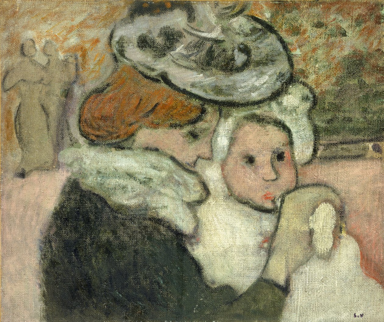 Mor och barn (Mme Valtat och hennes son, jeans); Mor och barn (Mme Valtat och hennes son Jean) av Louis Valtat