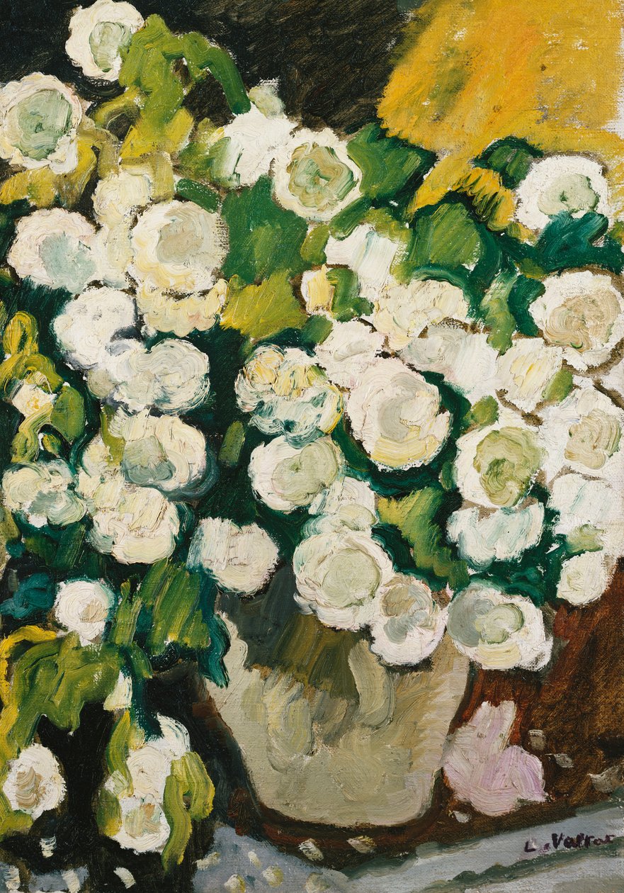 Snöbollar (olja på duk) av Louis Valtat