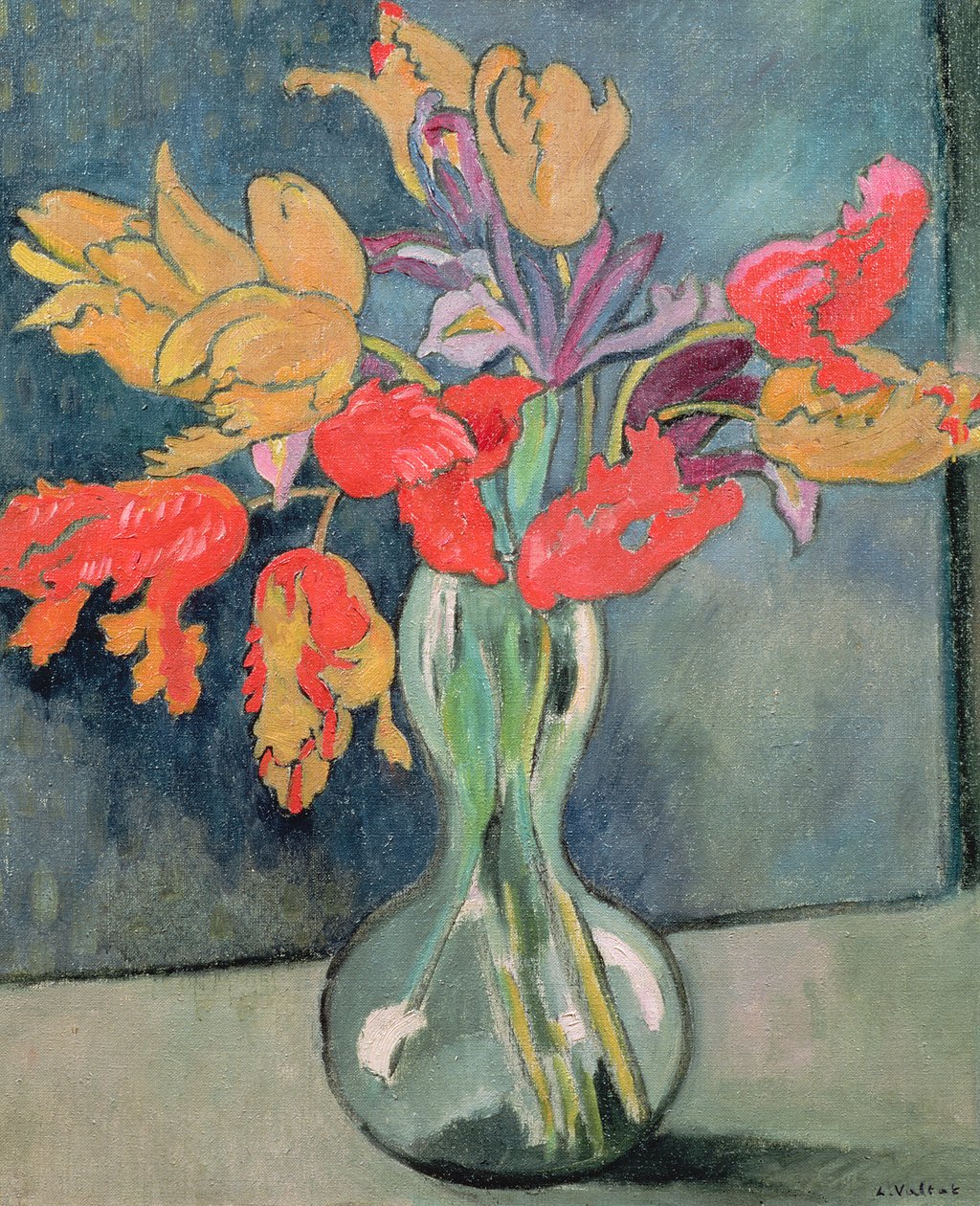 Tulpanbuketten av Louis Valtat