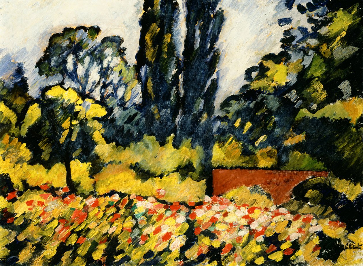 The Flower Garden at Choisel, ca 1931 (olja på duk) av Louis Valtat