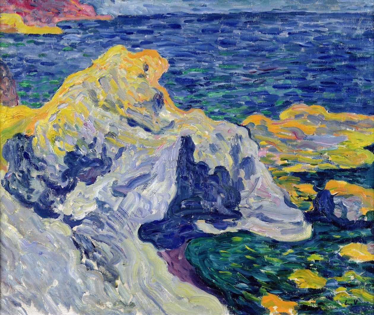 The Rocks at Antheor (Var) 1900 (olja på duk) av Louis Valtat