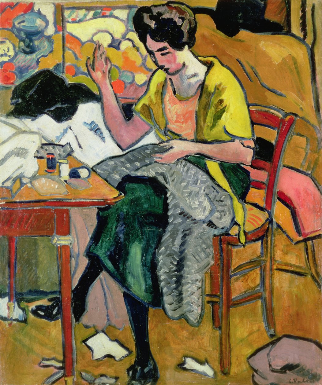Sömmerskan av Louis Valtat