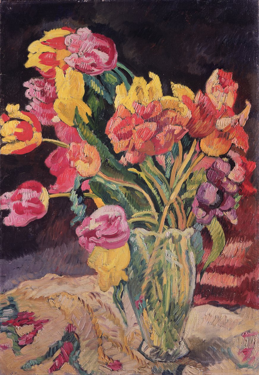 Vas med tulpaner av Louis Valtat