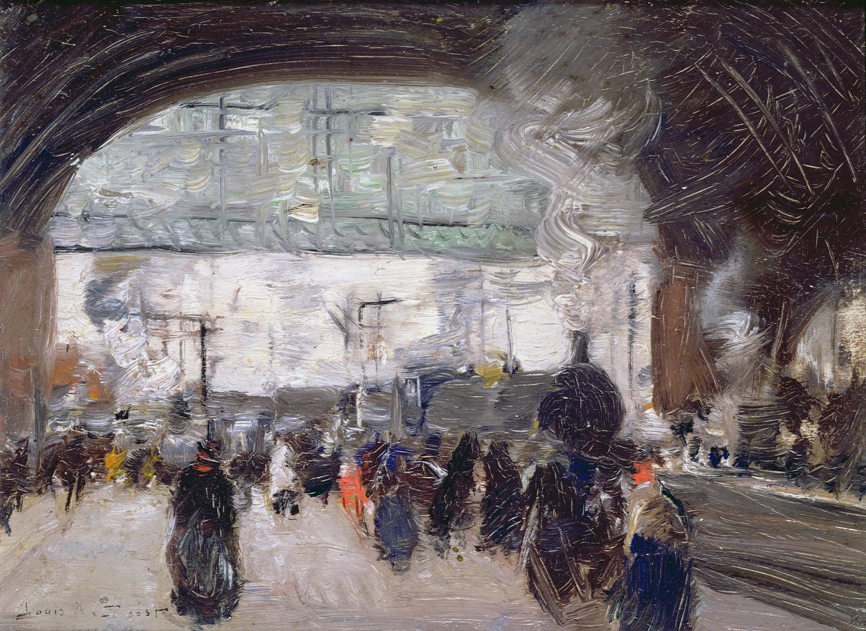 Tågstation av Louis Willem van Soest