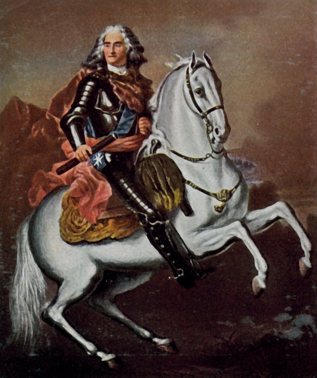 August den starke av Louis de (after) Silvestre