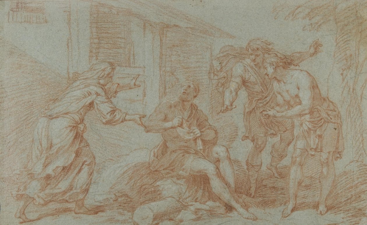 Sokrates som tar Giftkoppen av Louis de Boullogne the Younger