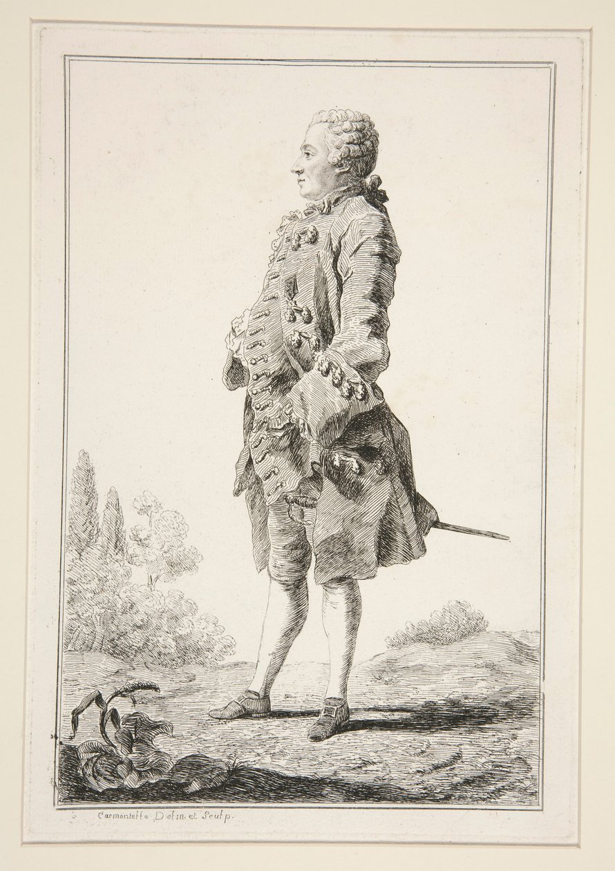 friherre av Bezenval av Louis de Carmontelle