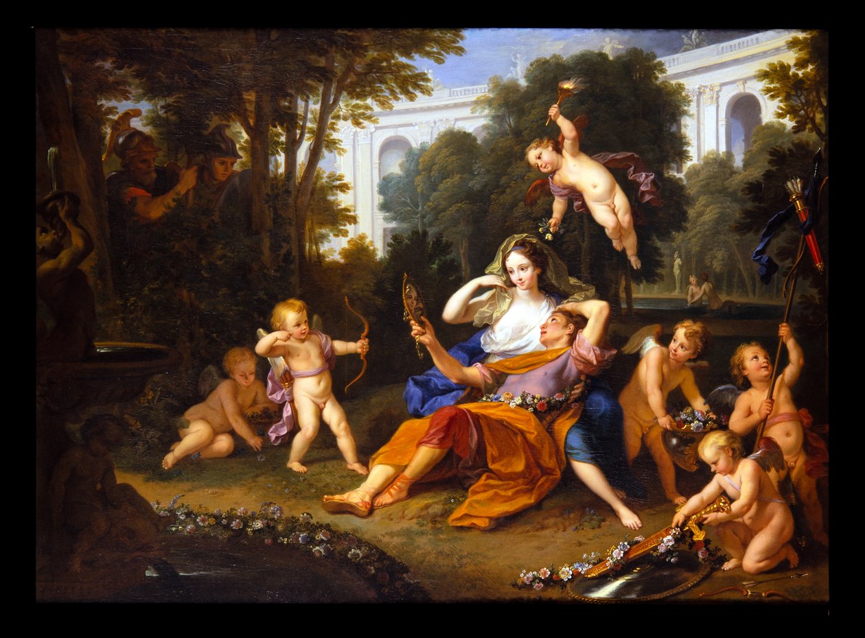 Armida och Rinaldo av Louis de the Younger Boulogne
