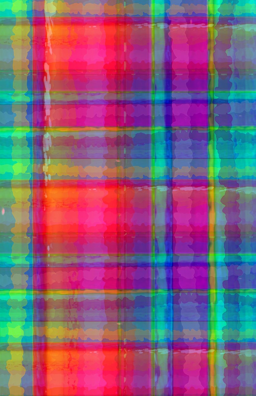 Bright Pläd (digital) av Louisa Hereford