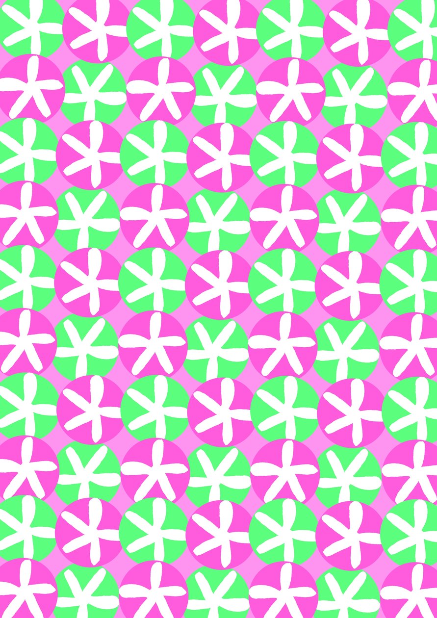 Blommor och fläckar (digitala) av Louisa Hereford