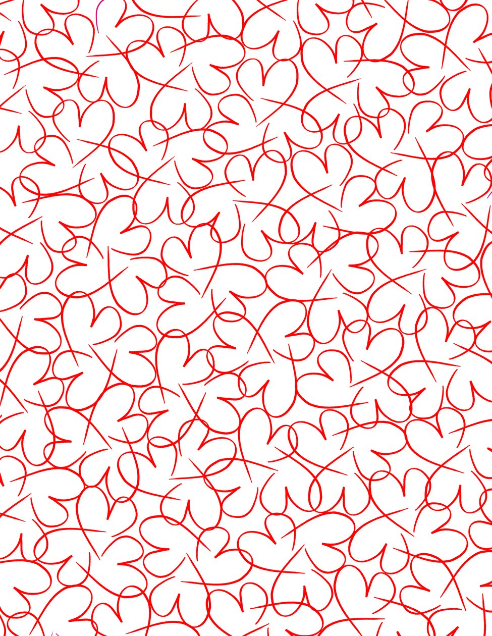 Linked Hearts, 2014 (digital bild) av Louisa Hereford