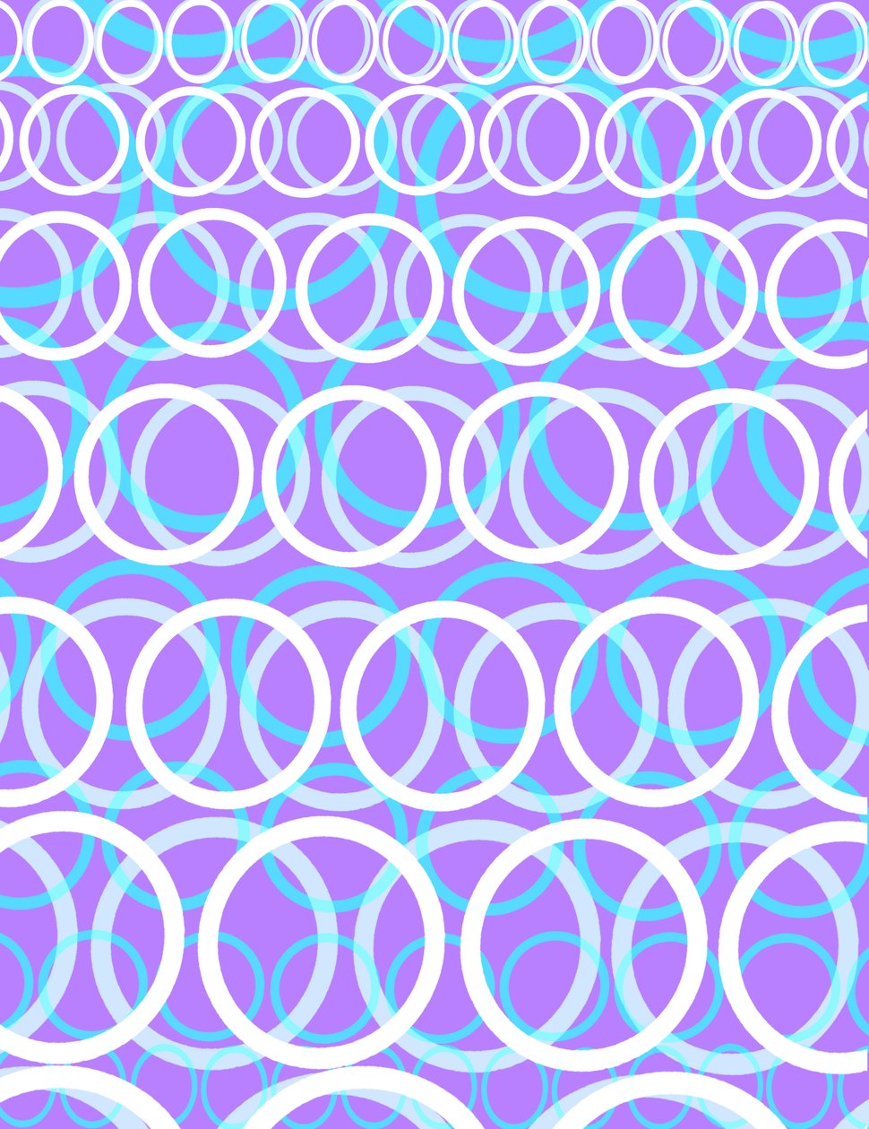 Runda cirklar (digital) av Louisa Hereford