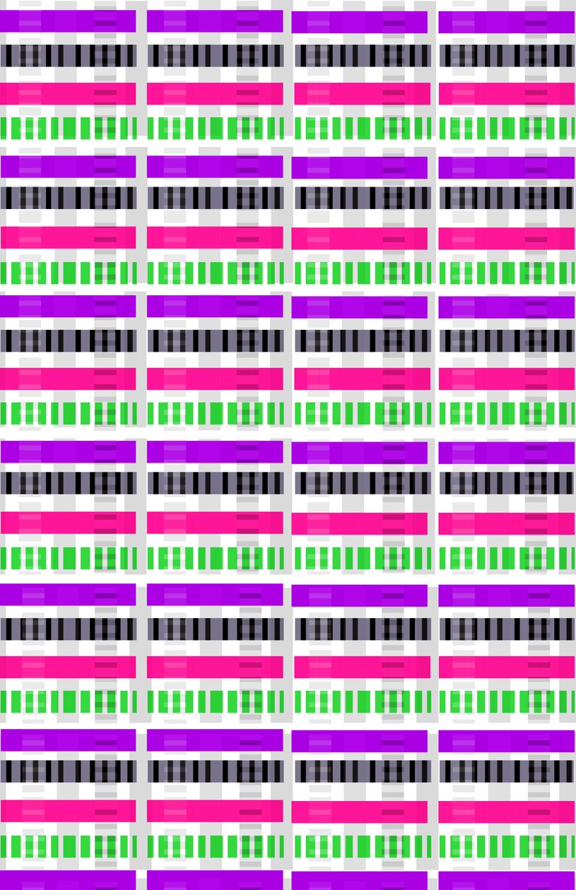 Stripe and Check, 2014 (digitala medier) av Louisa Hereford