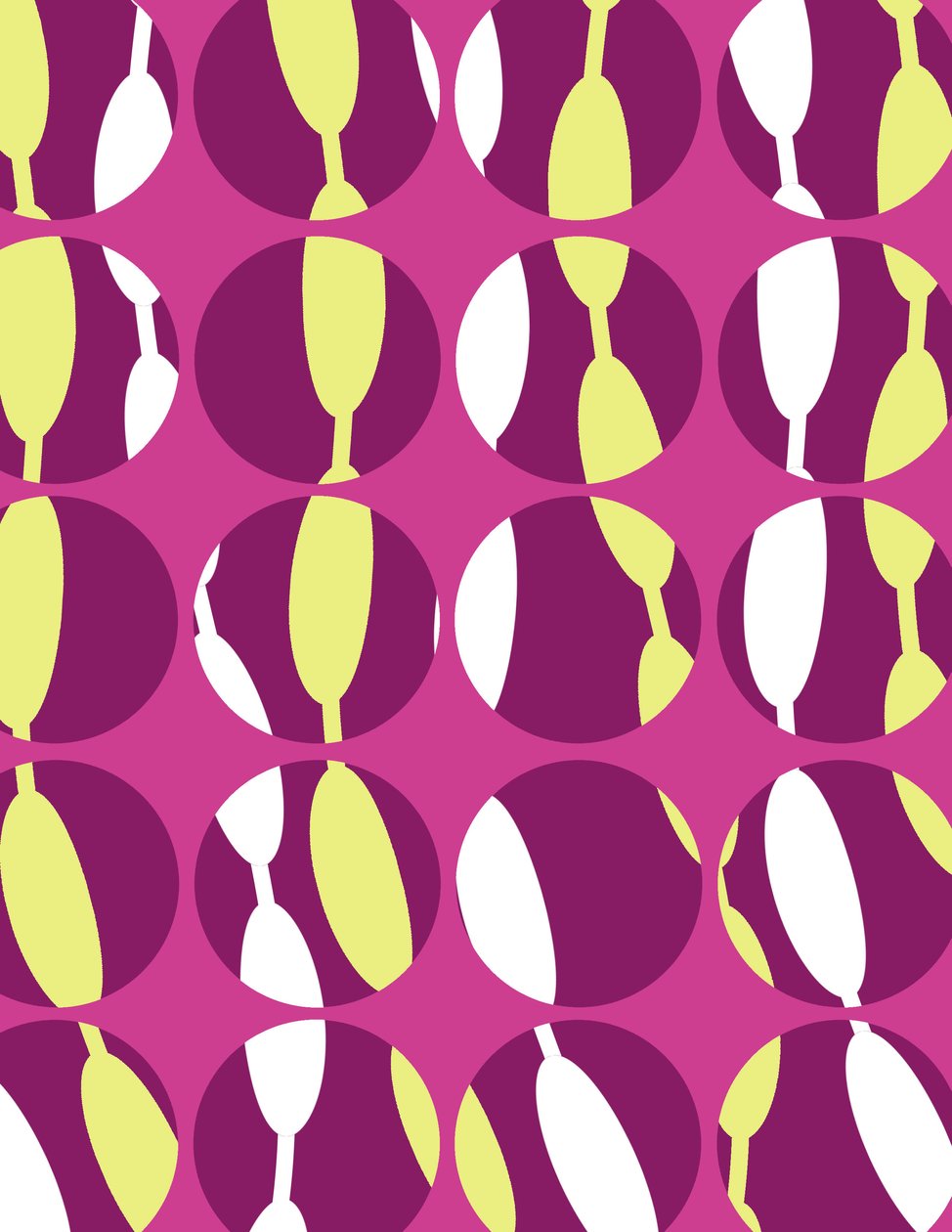 Swirly Stripe (digital) av Louisa Hereford
