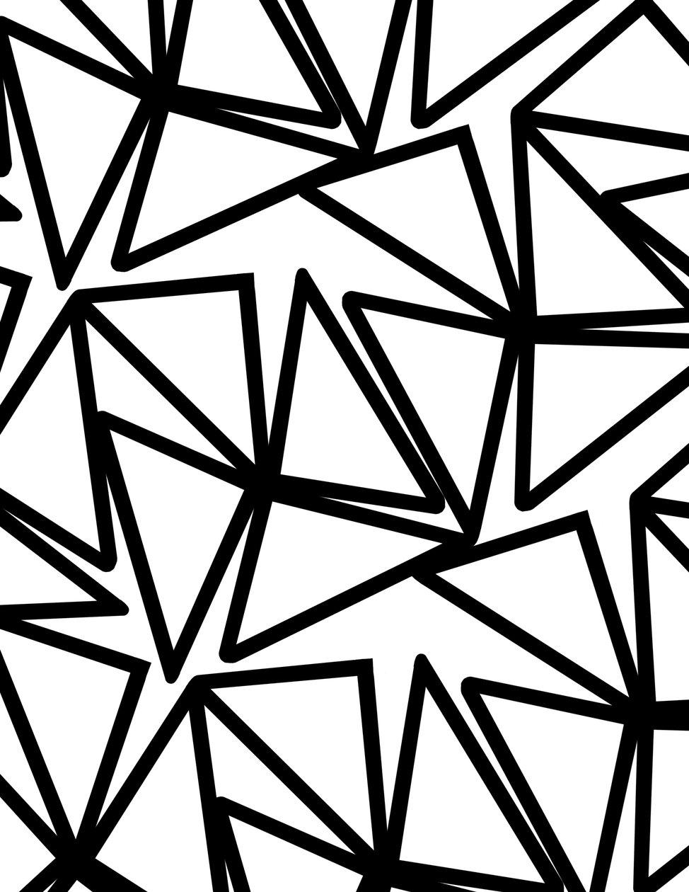 Trianglar, 2011, Digitala medier av Louisa Hereford