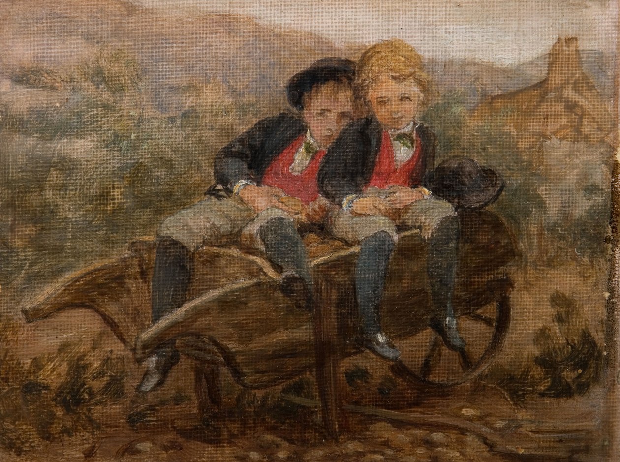 Sketch Of The Hons. Dudley och Archie Hamilton Gordon, 1890. av Louisa Starr