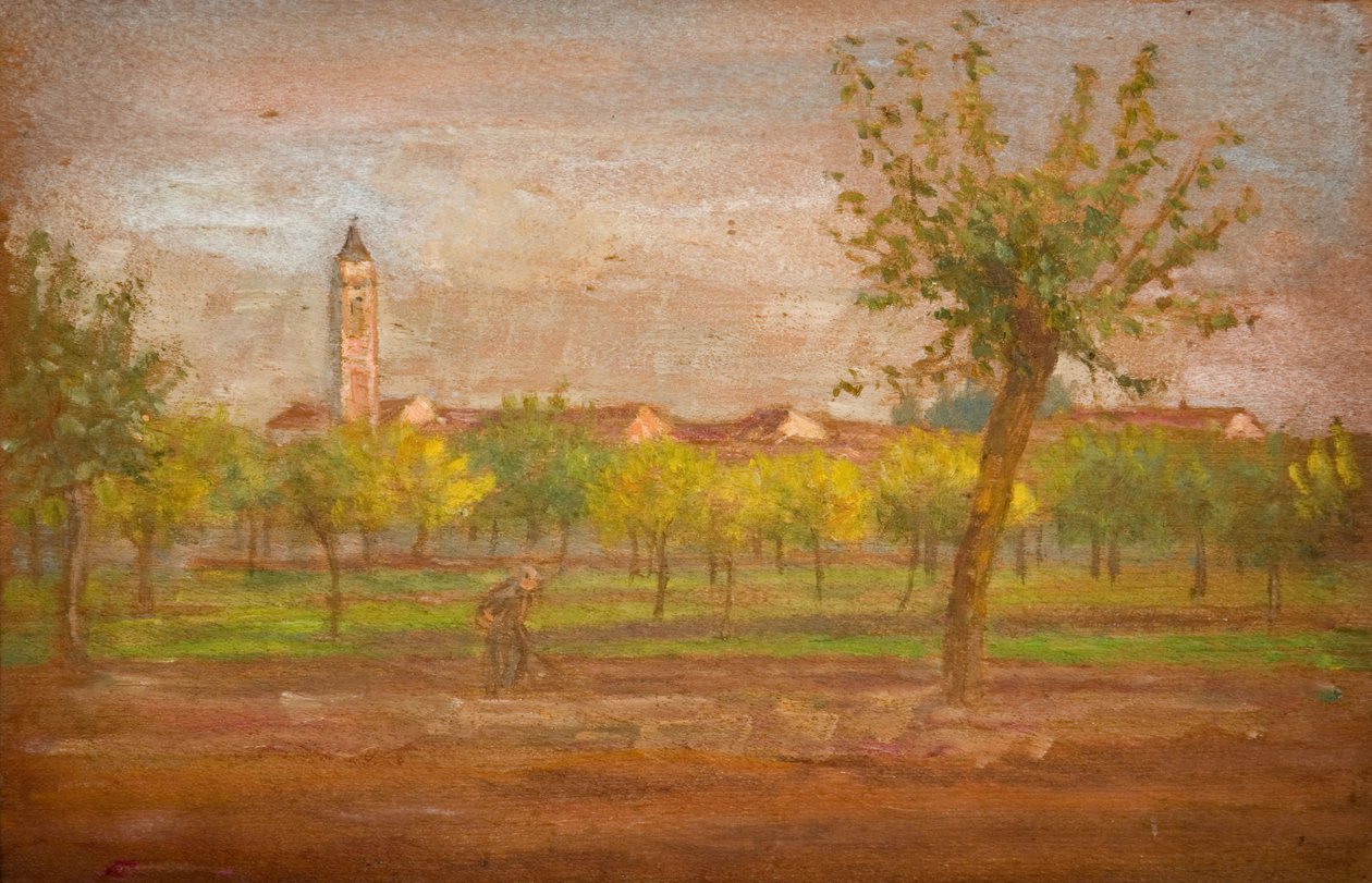 Byn Cairate, Lombardiet, 1877. av Louisa Starr