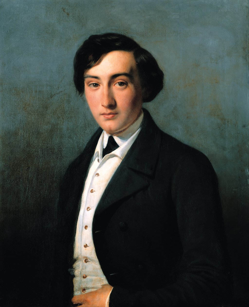 Porträtt av Lucien Petipa (1815-98) 1849 av Louise Adelaide Desnos