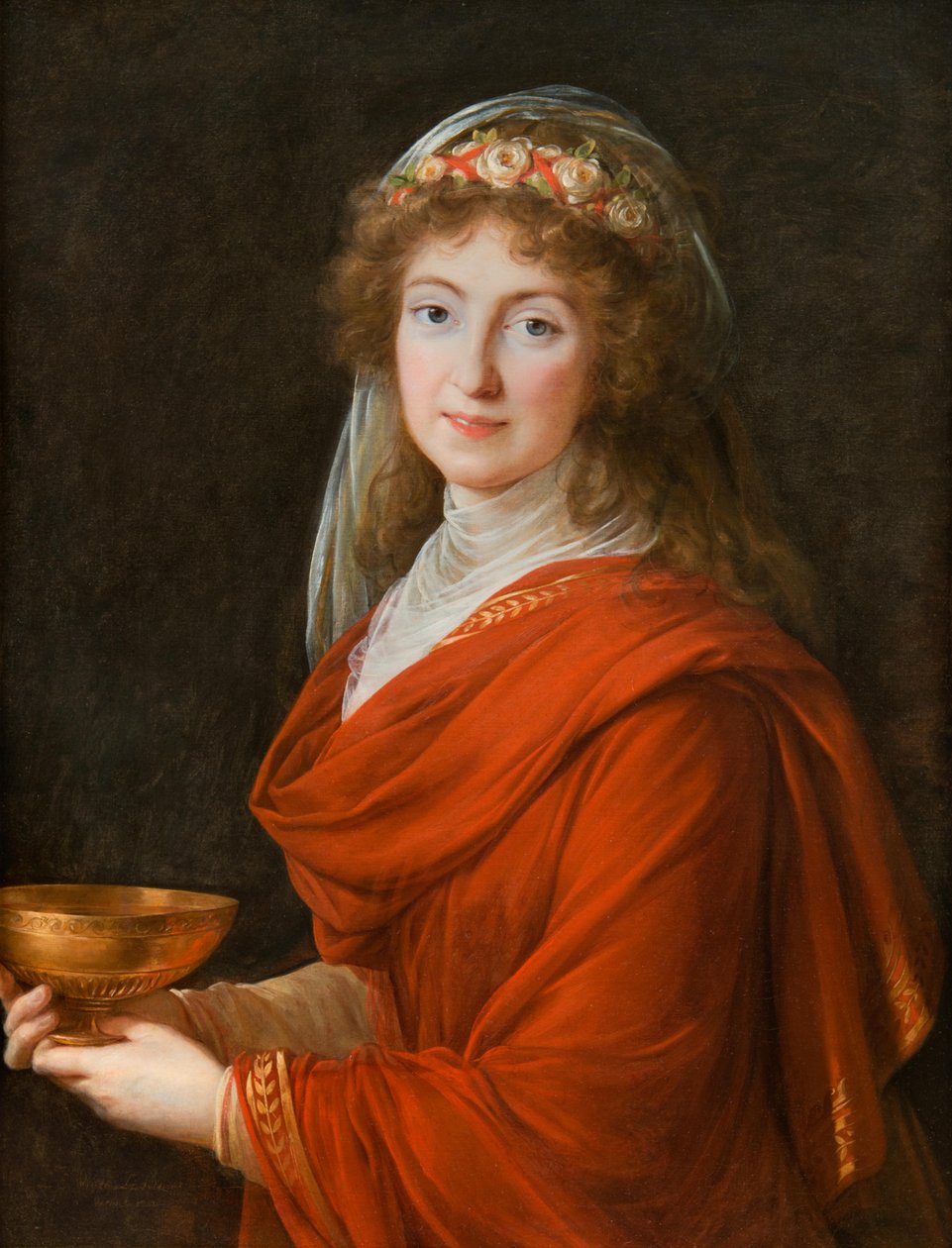 Adam Williams Fine Art Ltd Portrait of the Countess Siemontkowsky Bystry (NOTE av Elisabeth Louise Vigee Lebrun