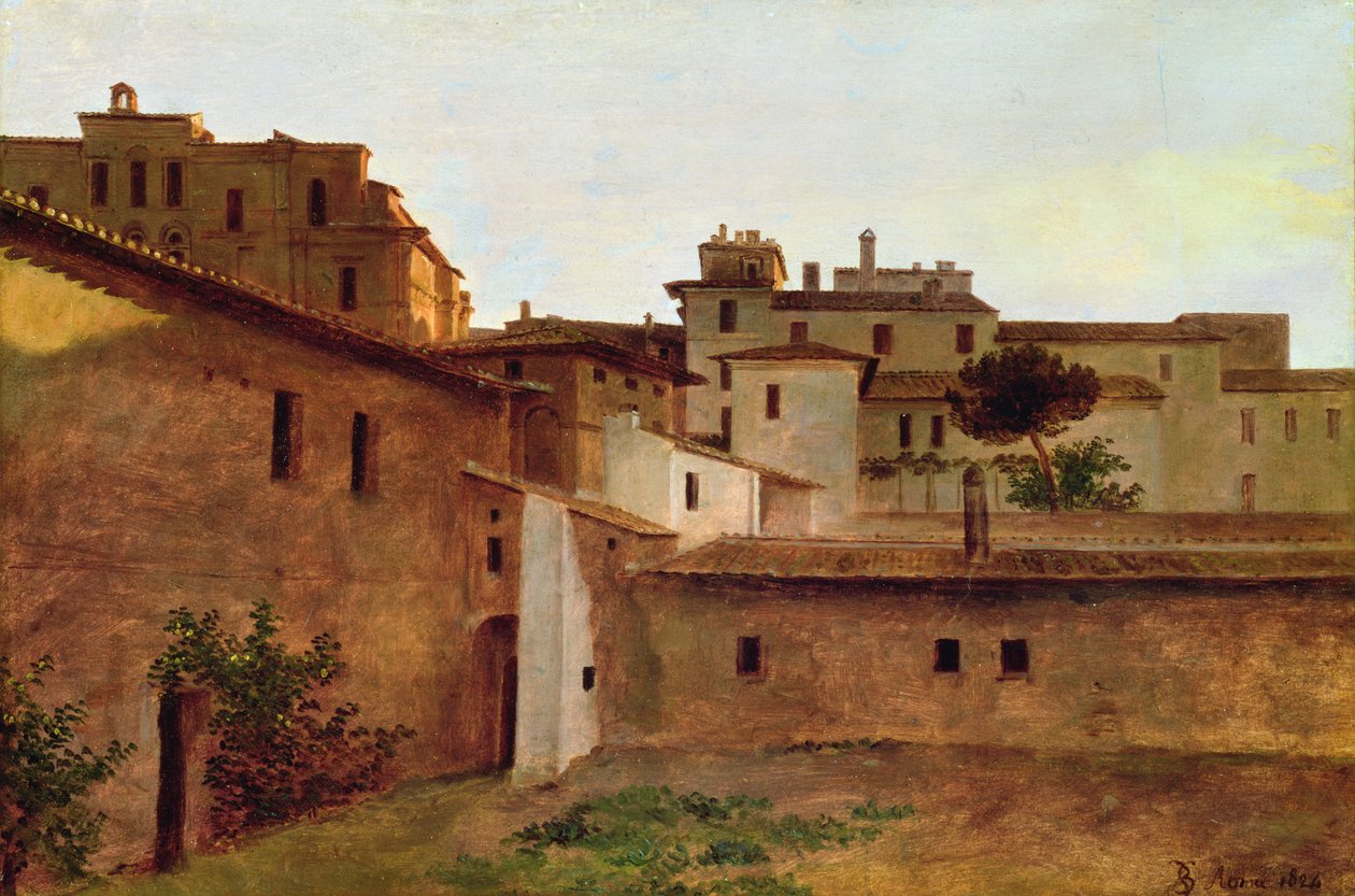 Tak i Rom, 1824 av Louise Josephine Sarazin de Belmont