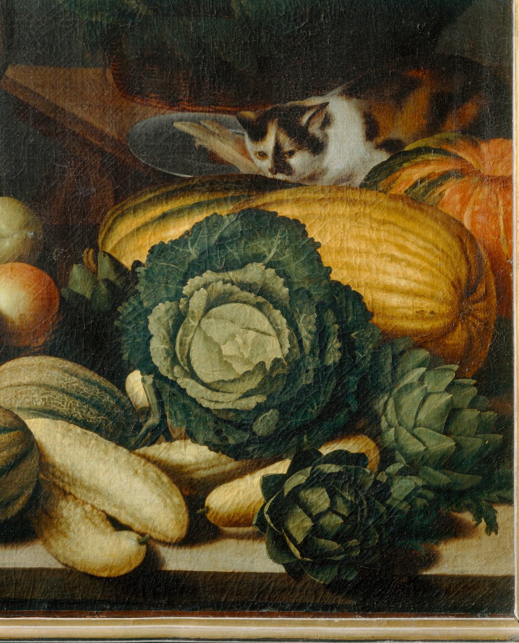 La marchande de fruits et baljväxter - Grönsakshandlaren ... av Louise (circle of) Moillon