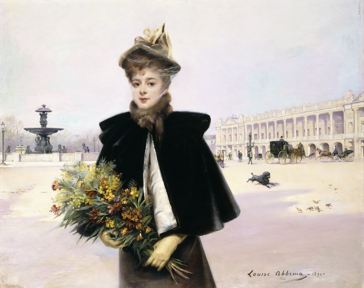 April morgon, 1894 av Louise Abbéma