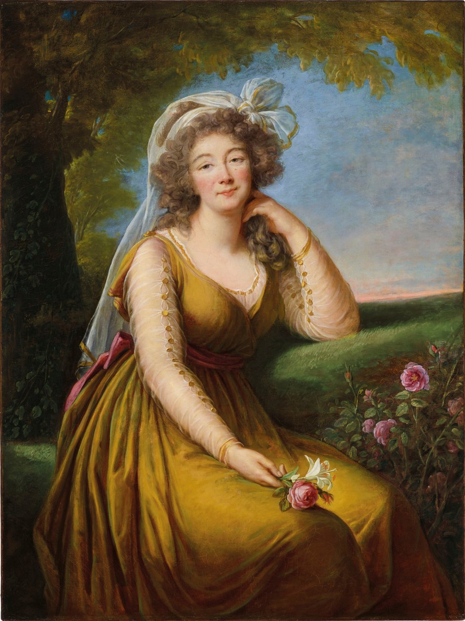 Jeanne Bécu, grevinna Du Barry 1743-1793. av Elisabeth Louise Vigee Lebrun