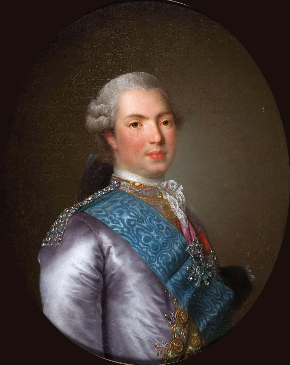 Louis Stanislas Xavier 1755-1824, greve av Provence, 1773. av Elisabeth Louise Vigee Lebrun