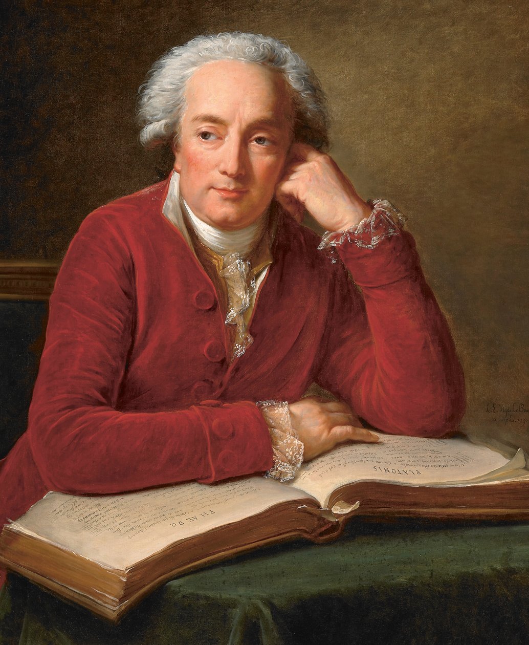 Porträtt av Carlo Gastone della Torre di Rezzonico 1742-1796, 1791. av Elisabeth Louise Vigee Lebrun