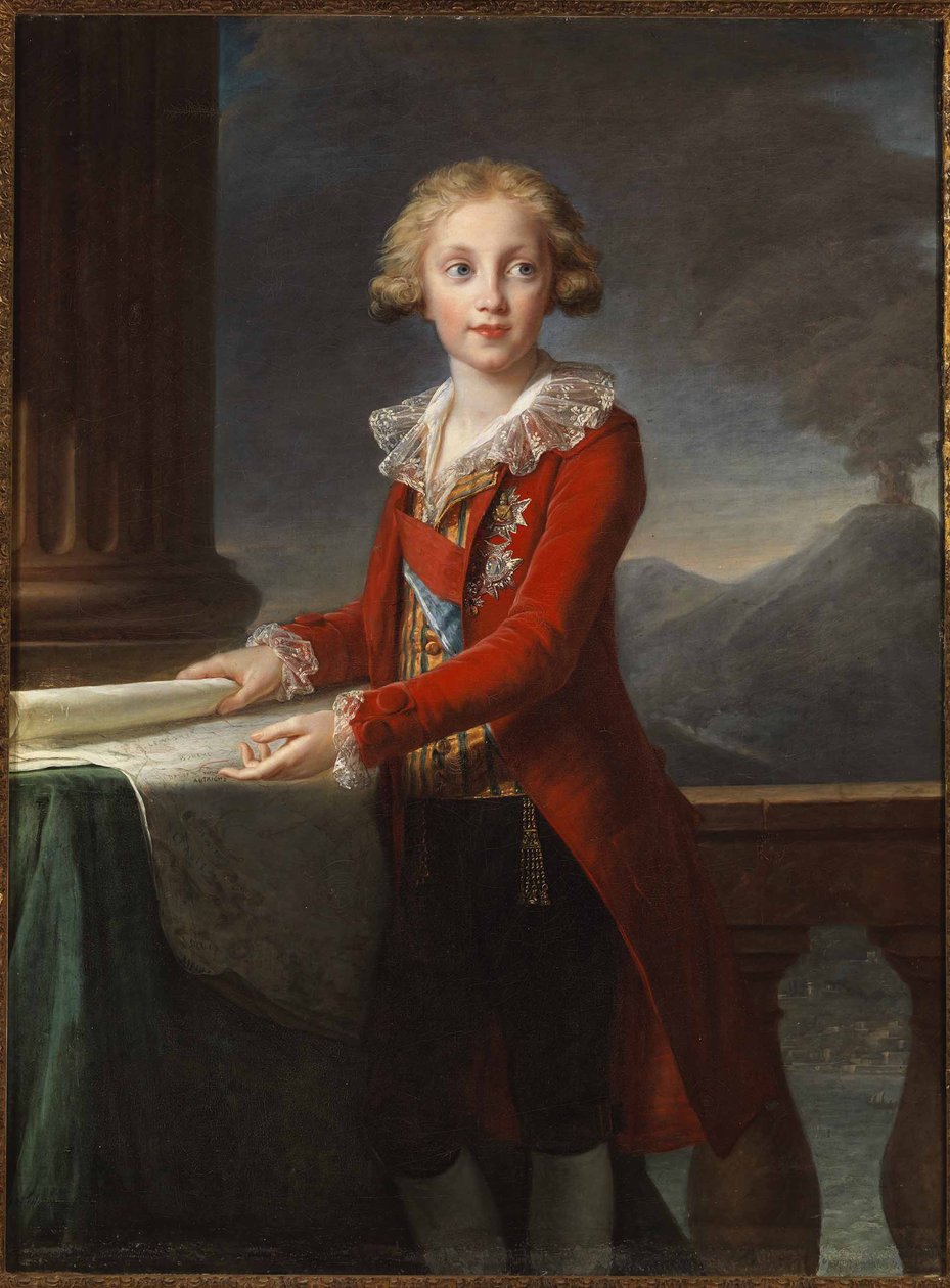 Porträtt av kung Francis I av de två Sicilierna 1777-1830, 1790. av Elisabeth Louise Vigee Lebrun