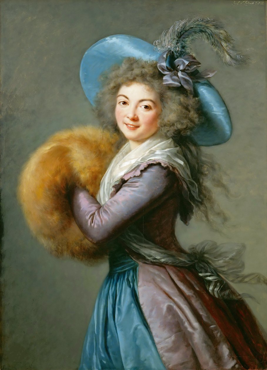 Porträtt av Madame Molé-Raymond, 1786. av Elisabeth Louise Vigee Lebrun