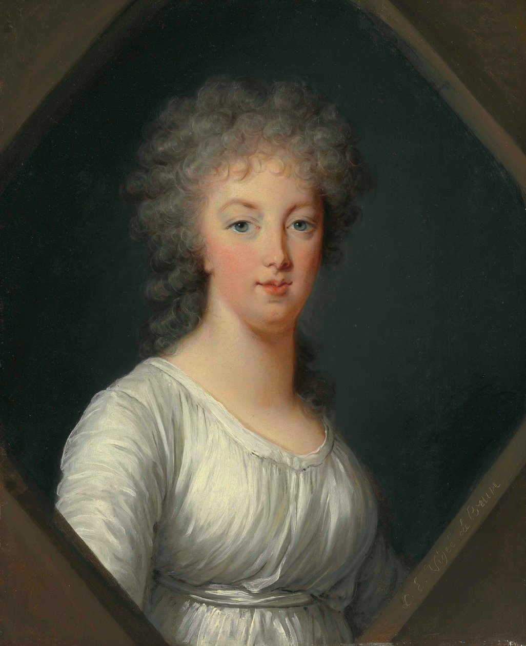 Porträtt av Marie Antoinette 1755-1793, 1800. av Elisabeth Louise Vigee Lebrun