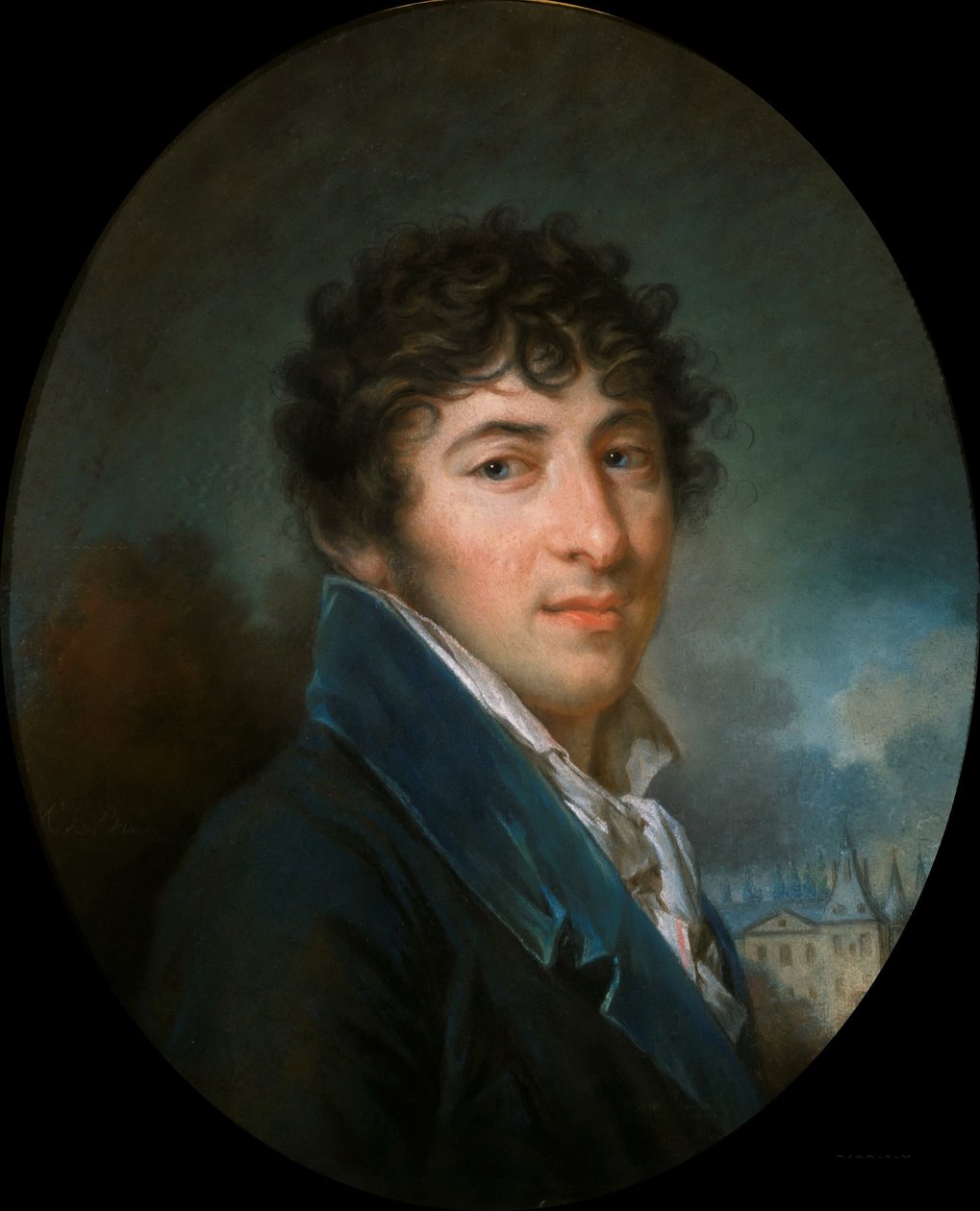 Porträtt av Moritz Christian Reichsgraf von Fries 1777-1828, c. 1796. av Elisabeth Louise Vigee Lebrun