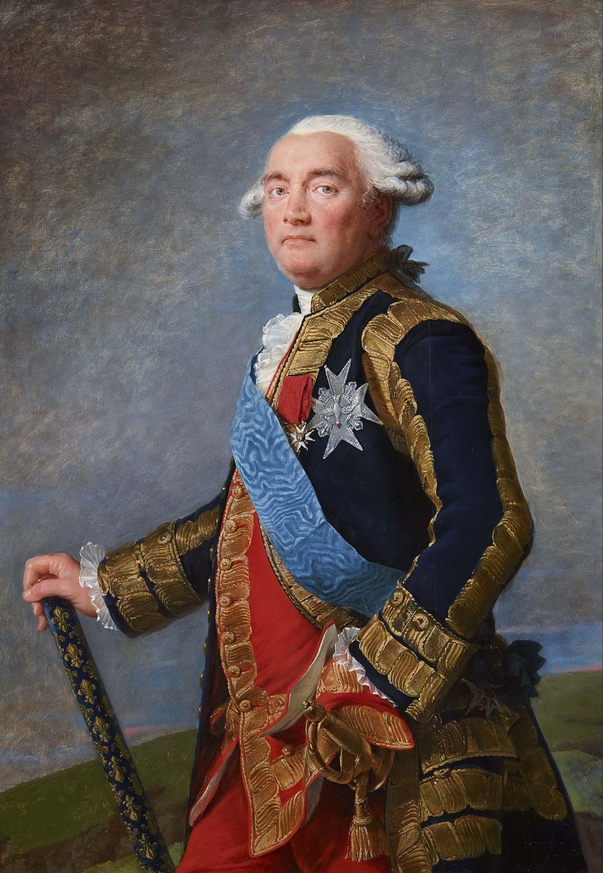 Porträtt av Philippe Henri, markis de Ségur 1724-1801, ca. 1798. av Elisabeth Louise Vigee Lebrun