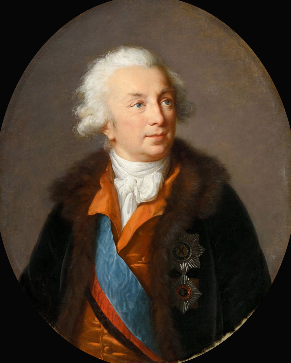 Porträtt av greve Ivan Ivanovich Shuvalov 1727-1797, ca. 1796. av Elisabeth Louise Vigee Lebrun