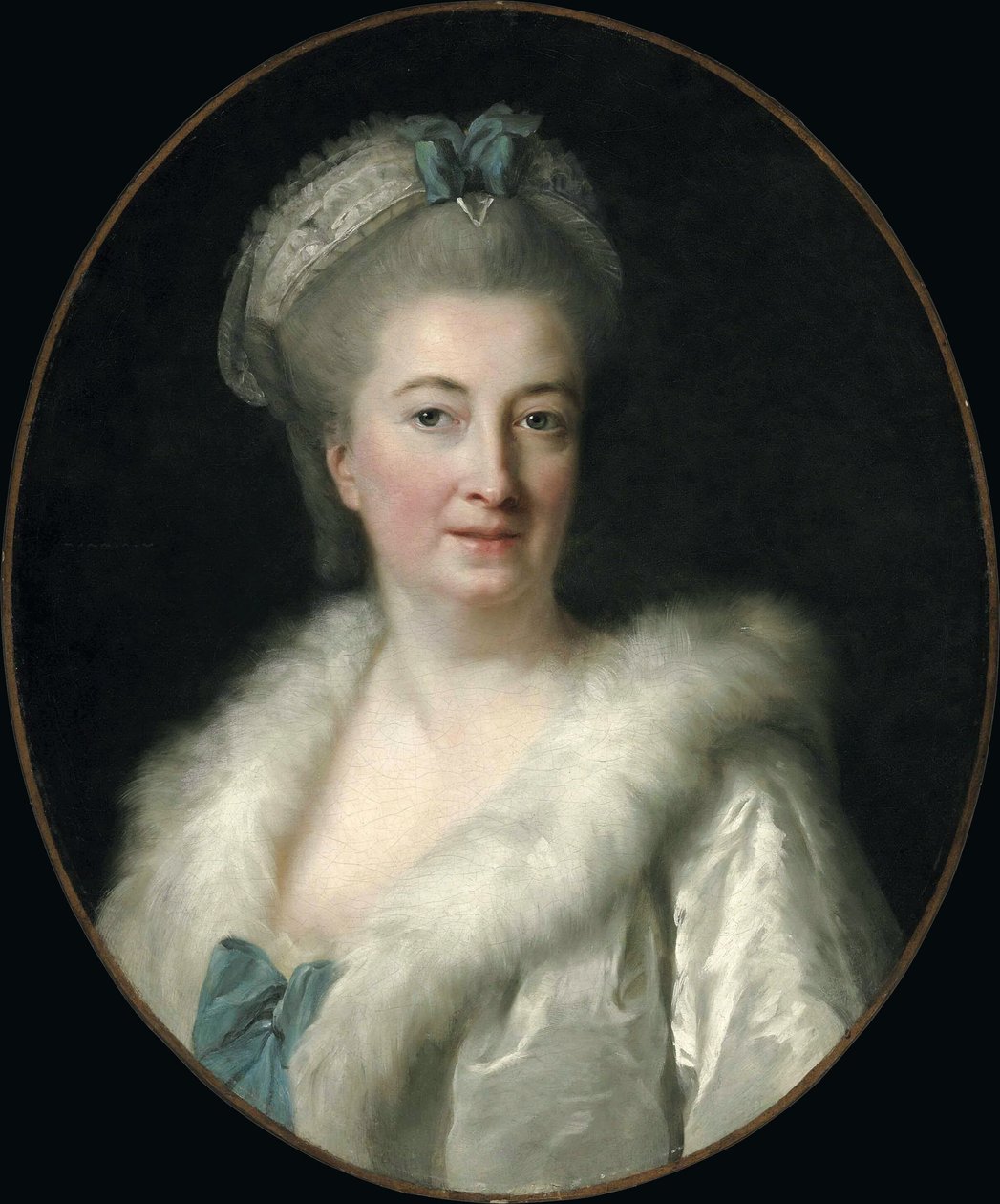 Porträtt av konstnärens mor, Madame Le Sèvre, född Jeanne Maissin 1728-1800, ca 1778. av Elisabeth Louise Vigee Lebrun