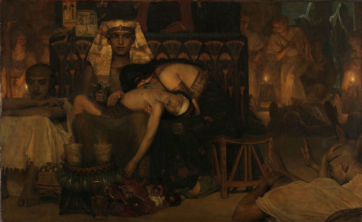 Faraos förstfödde Sons död Faraos förstfödde Sons död av Lourens Alma Tadema