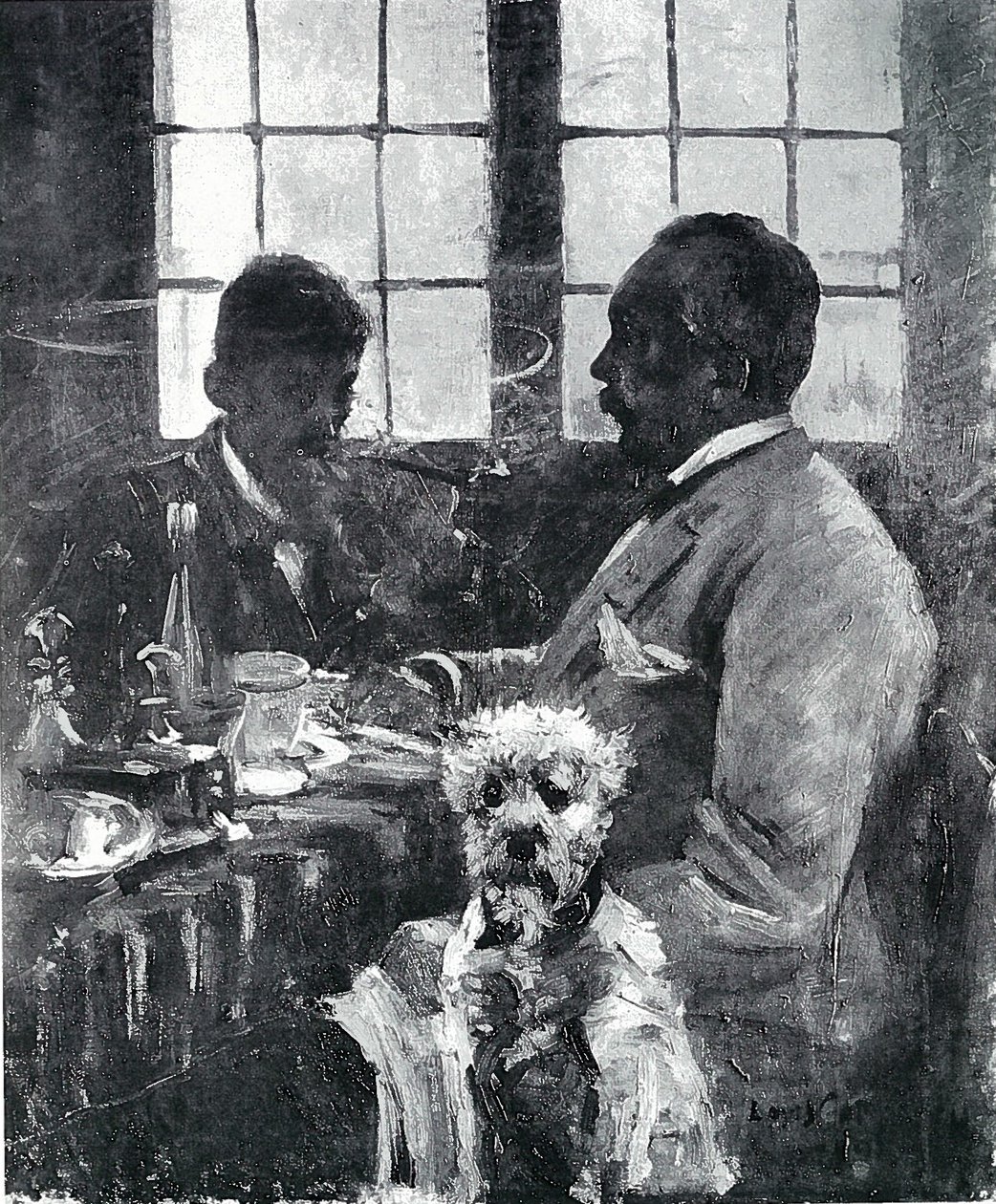  Am Fruhstuckstischn av Lovis Corinth
