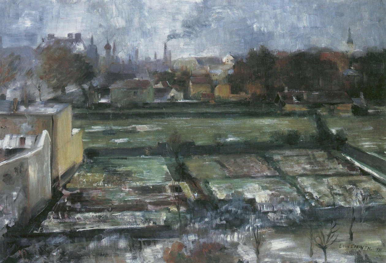  Blick aus dem Atelier av Lovis Corinth