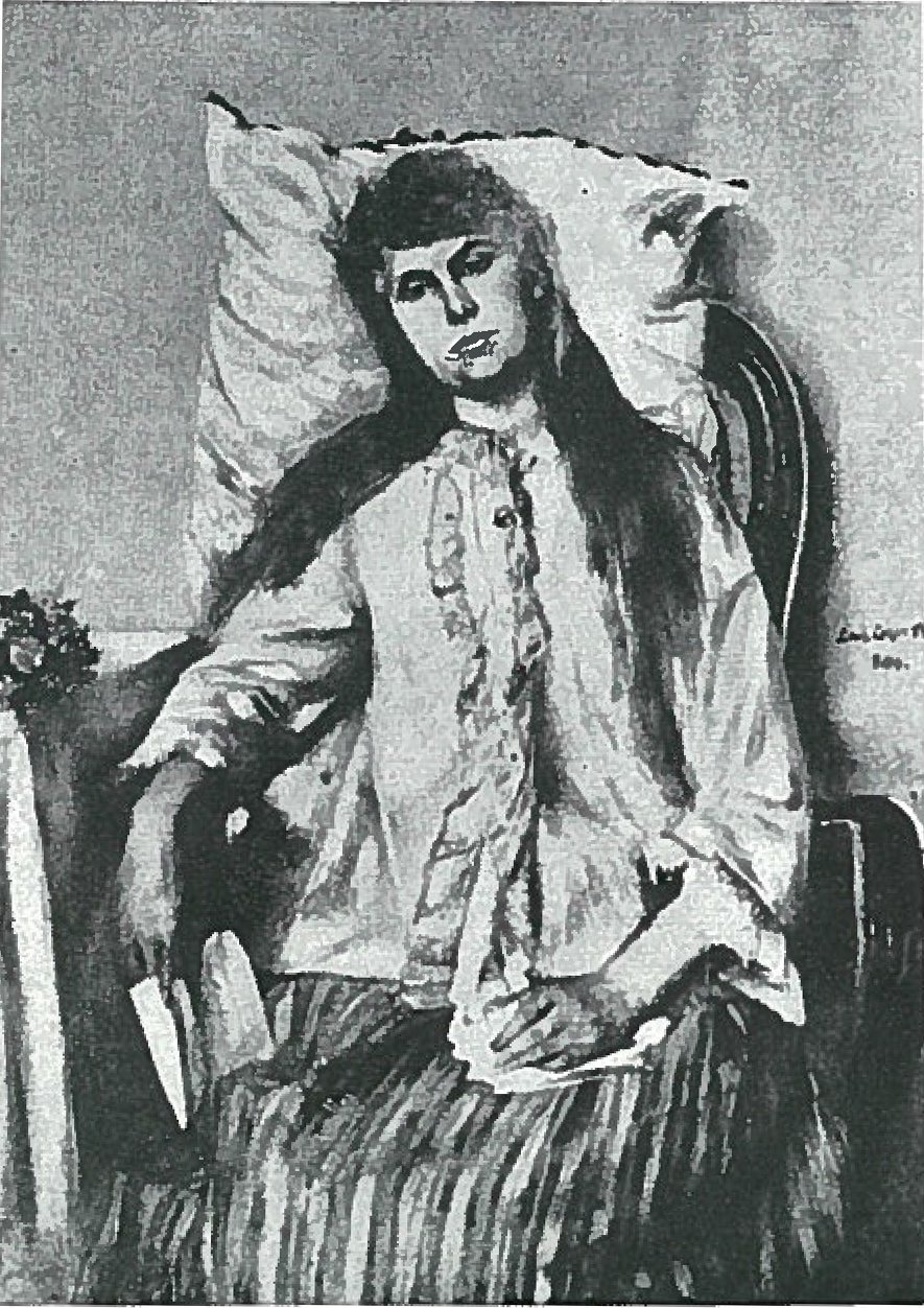  Genesendes Madchenn av Lovis Corinth