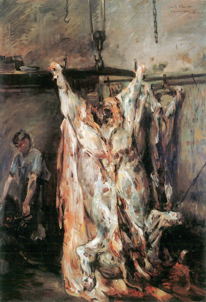  Geschlachteter Ochsen av Lovis Corinth
