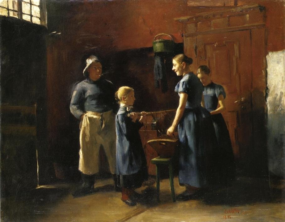  Im Fischerhausn  av Lovis Corinth