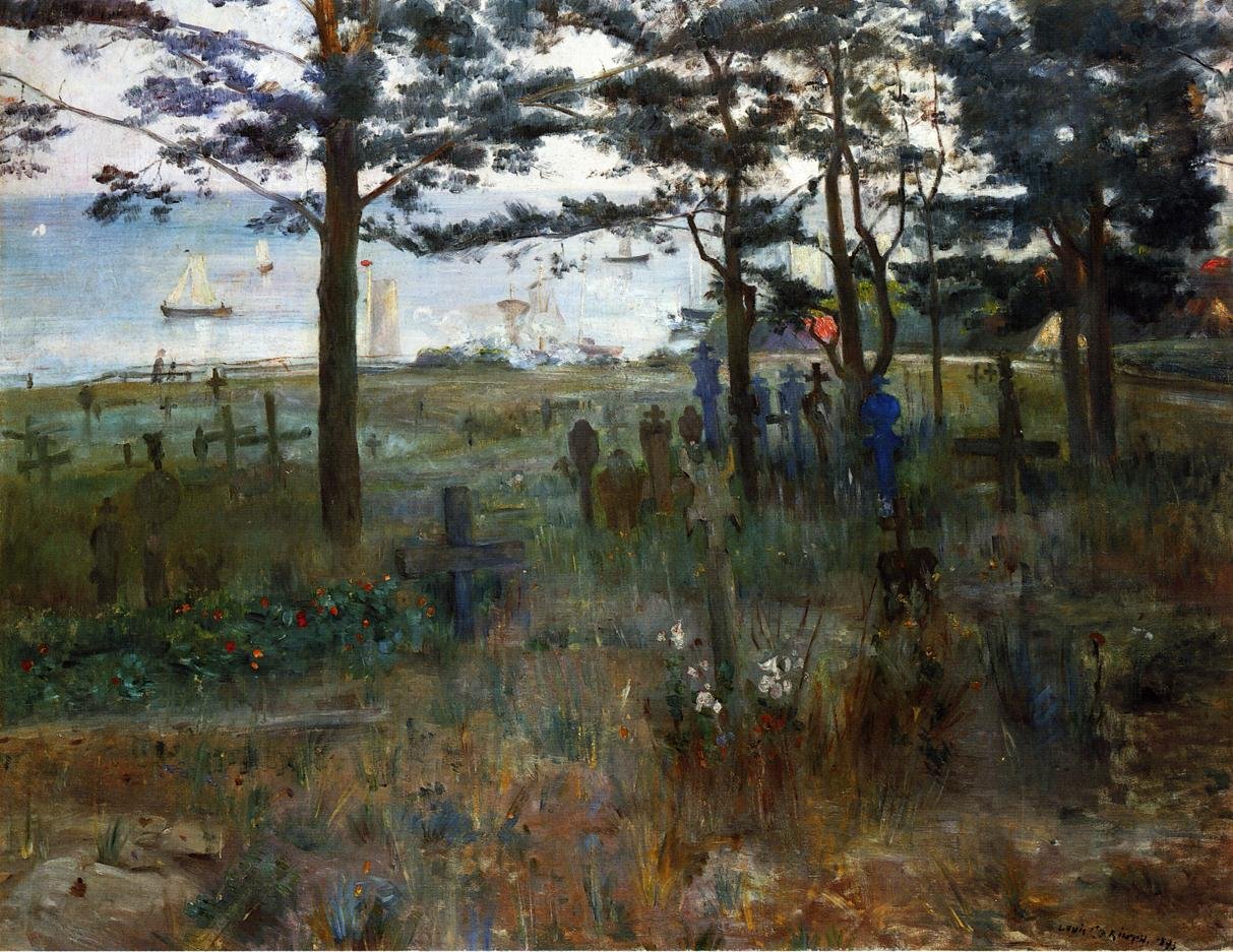  Kirchhof in Niddenn  av Lovis Corinth
