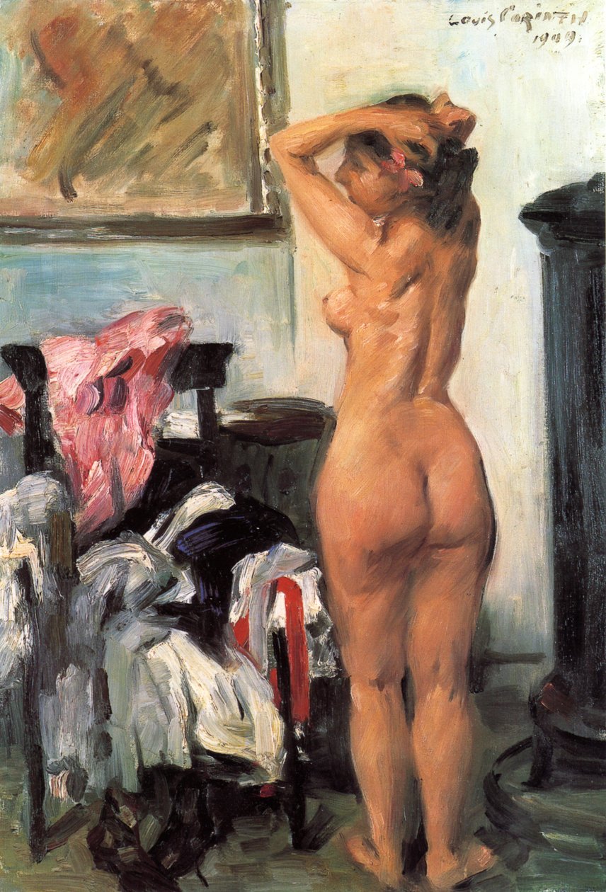 Modellpause av Lovis Corinth