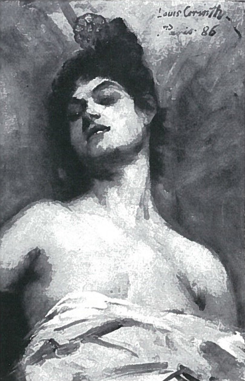  Pariserin mit hohem Kammn av Lovis Corinth