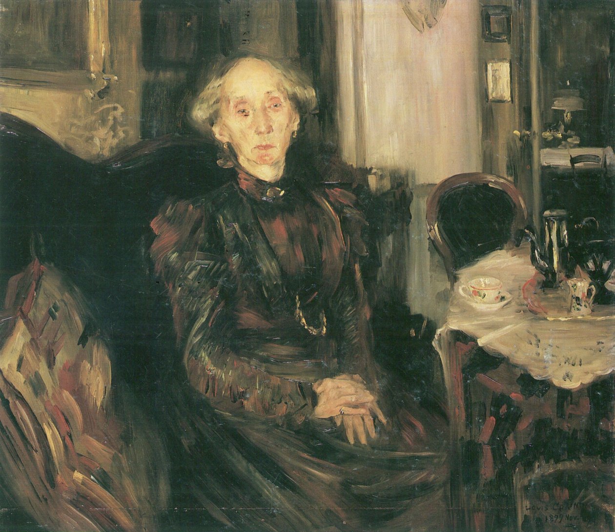  Portrat der Mutter Rosenhagenn  av Lovis Corinth