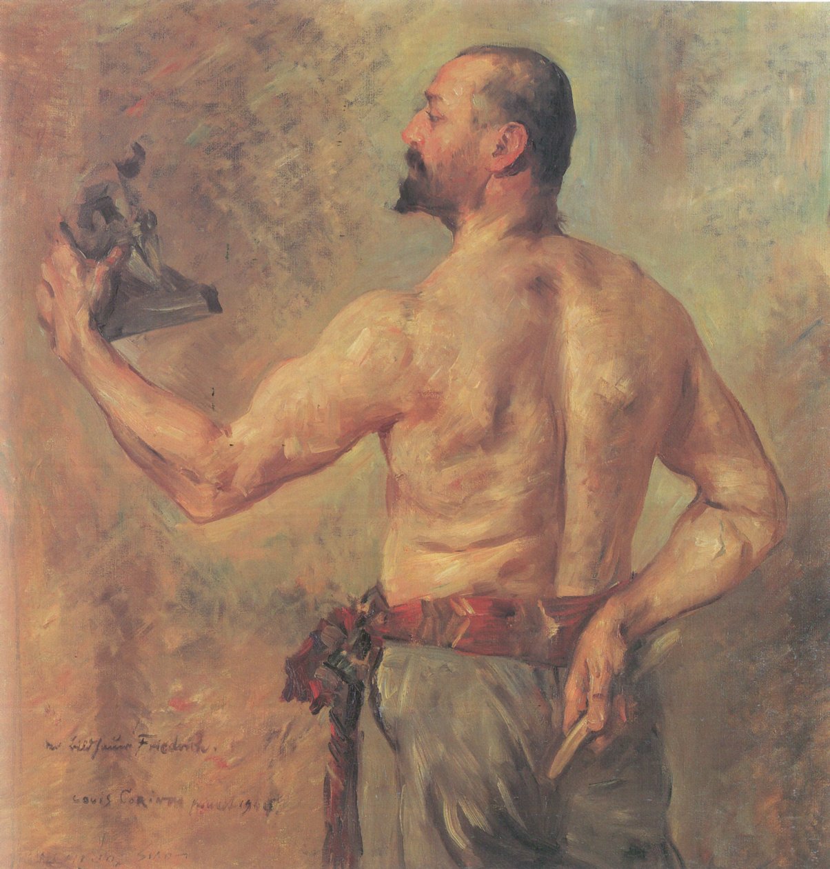  Portrat des Bildhauers FriedrichPortrait of the sculptor Friedrich av Lovis Corinth