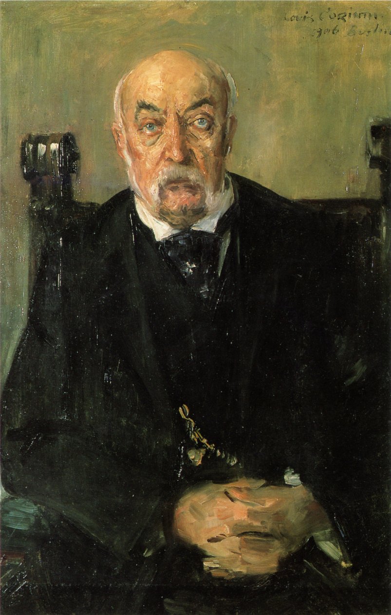 Porträtt av stormästaren Zollnern av Lovis Corinth