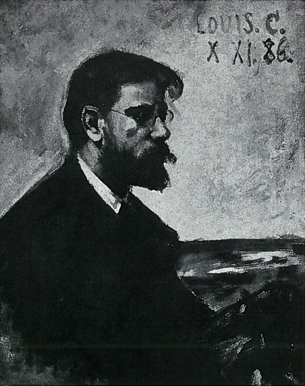  Portrat des Malers Heinrich Fricken av Lovis Corinth
